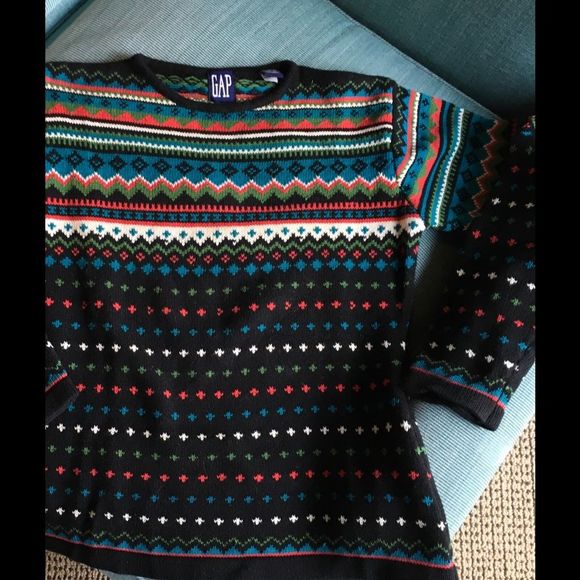 GAP ski sweater from way way back in the day! - Picture 2 of 4